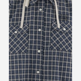 CAMICIA IN COTONE A QUADRI CON CAPPUCCIO MK2051 6210F022X MIU MIU 
