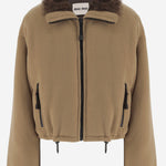 GIUBBOTTO IN MISTO LANA CON LOGO ML1147 17OQF0040 MIU MIU 