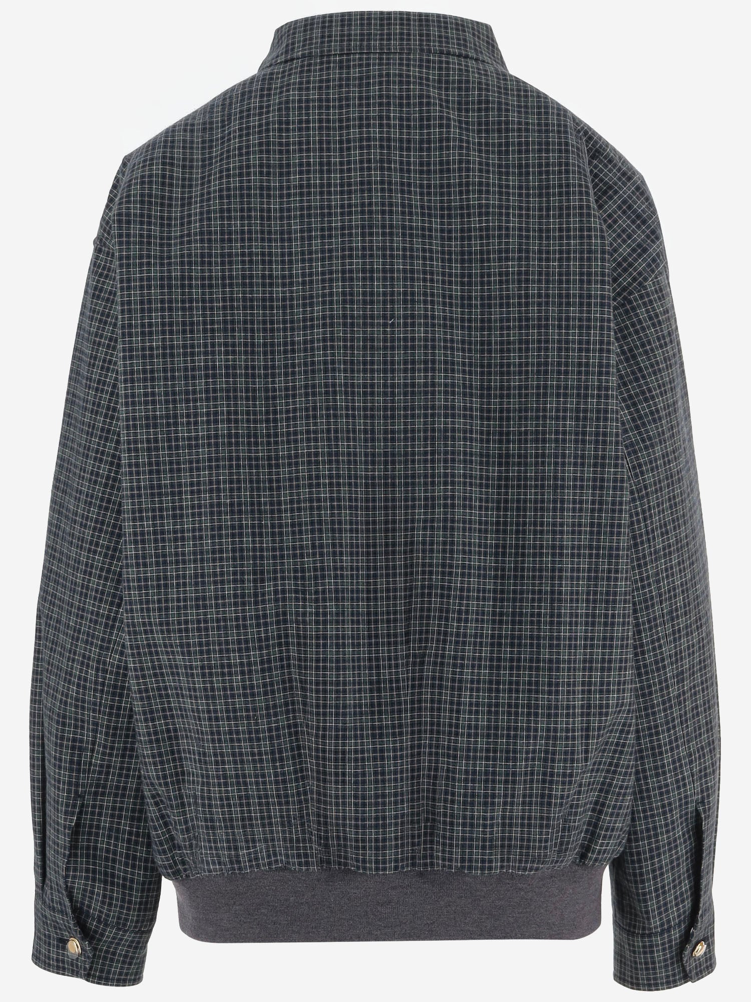 GIUBBOTTO IN COTONE CON MOTIVO A QUADRI ML1569 6210F0V9D MIU MIU 