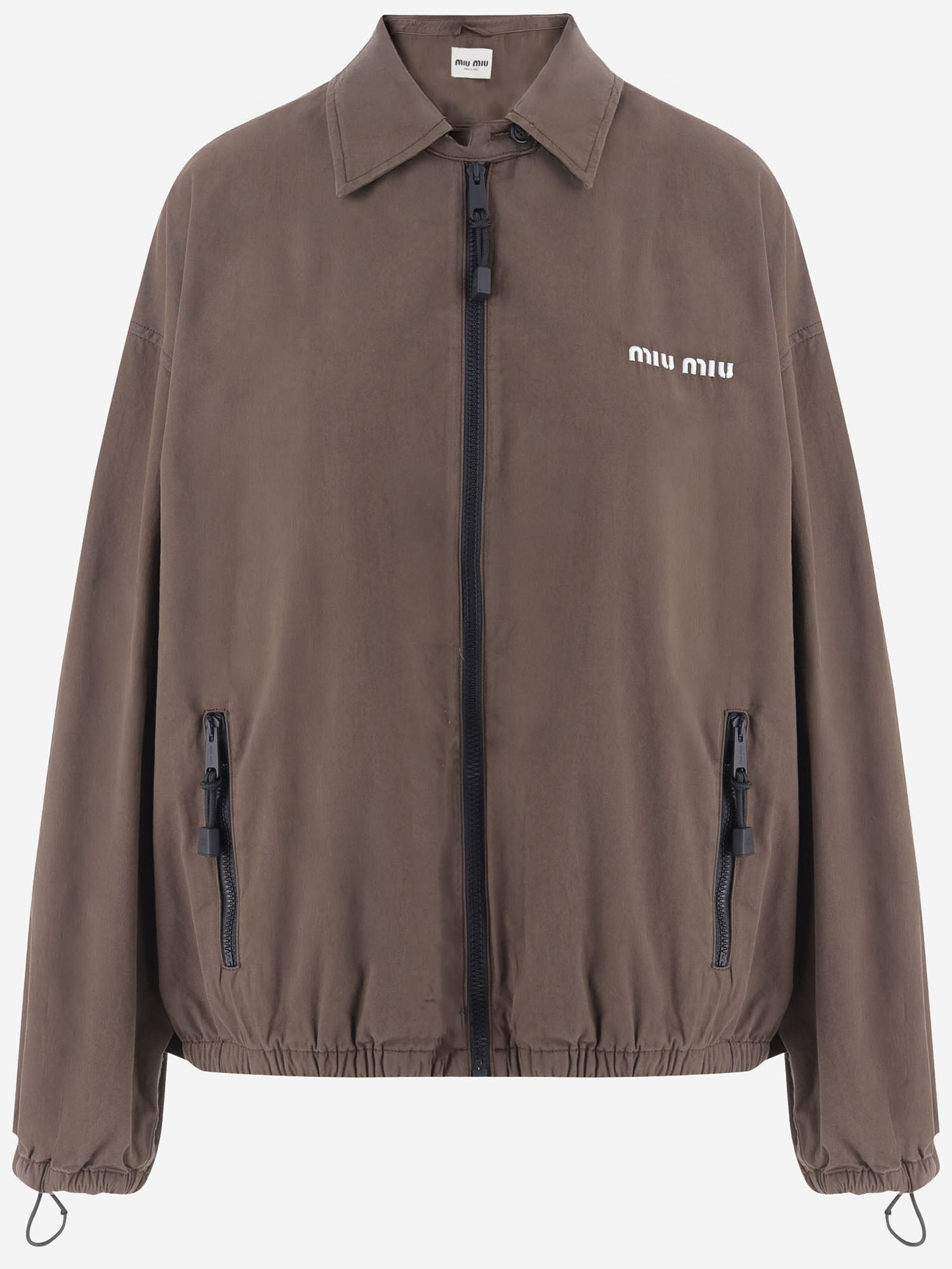 GIUBBOTTO IN COTONE CON LOGO ML1574 19LWF0192 MIU MIU 
