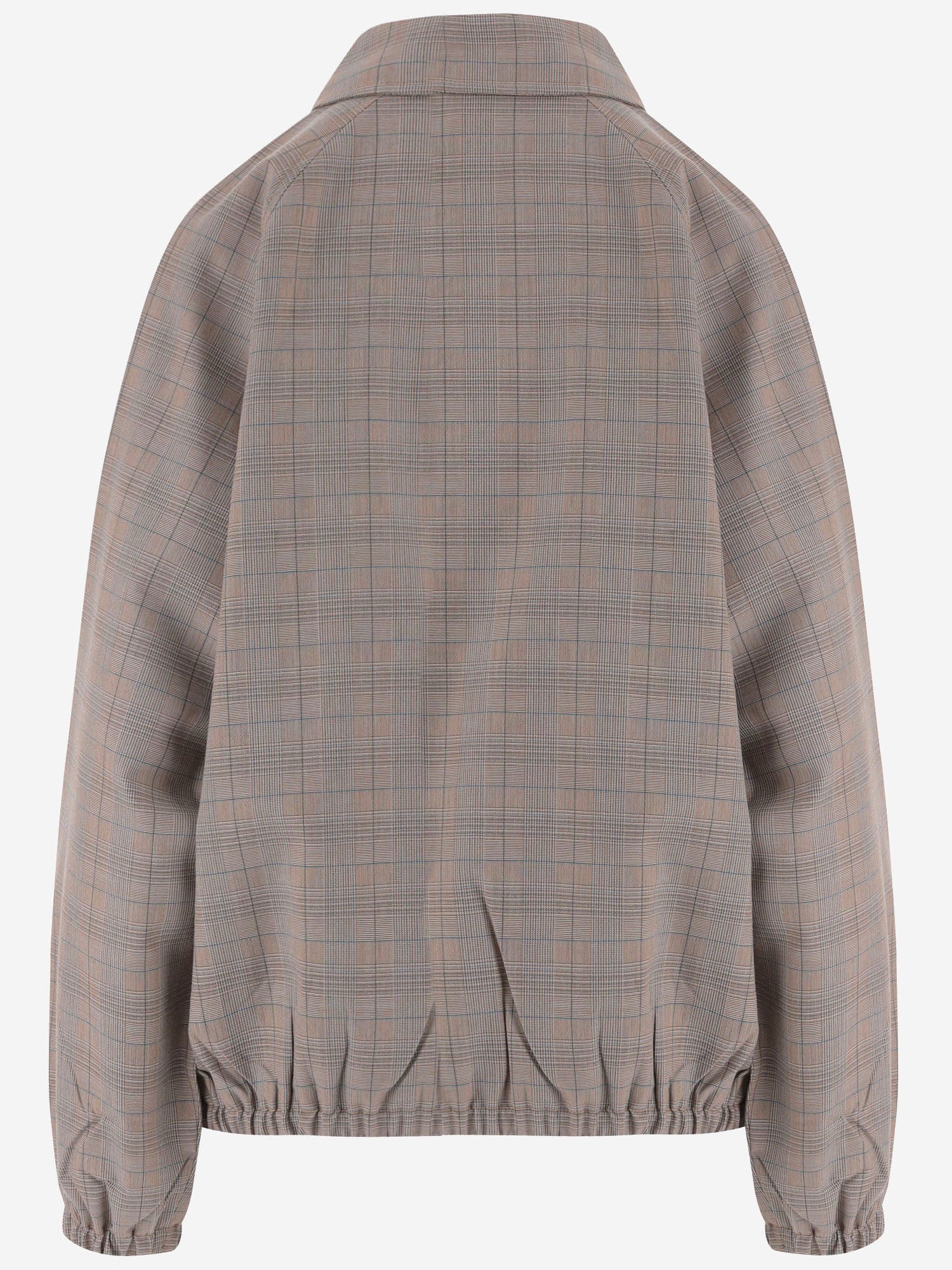 GIUBBOTTO IN LANA ON MOTIVO A QUADRI ML1575 1949F0005 MIU MIU 