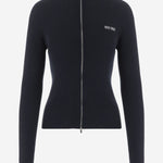 FELPA IN COTONE CON LOGO MMF04B 12ZLF0008 MIU MIU 