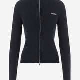 FELPA IN COTONE CON LOGO MMF04B 12ZLF0008 MIU MIU 