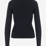 FELPA IN COTONE CON LOGO MMF04B 12ZLF0008 MIU MIU 