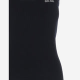 CANOTTA IN COTONE CON LOGO MMV294 12ZLF0008 MIU MIU 