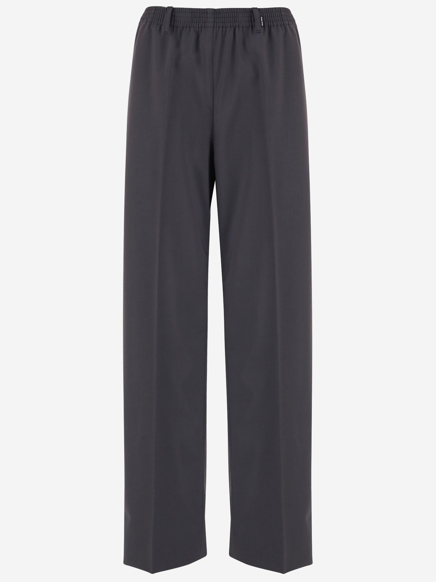 PANTALONI IN LANA STRETCH MP2047 17L4F063H MIU MIU 