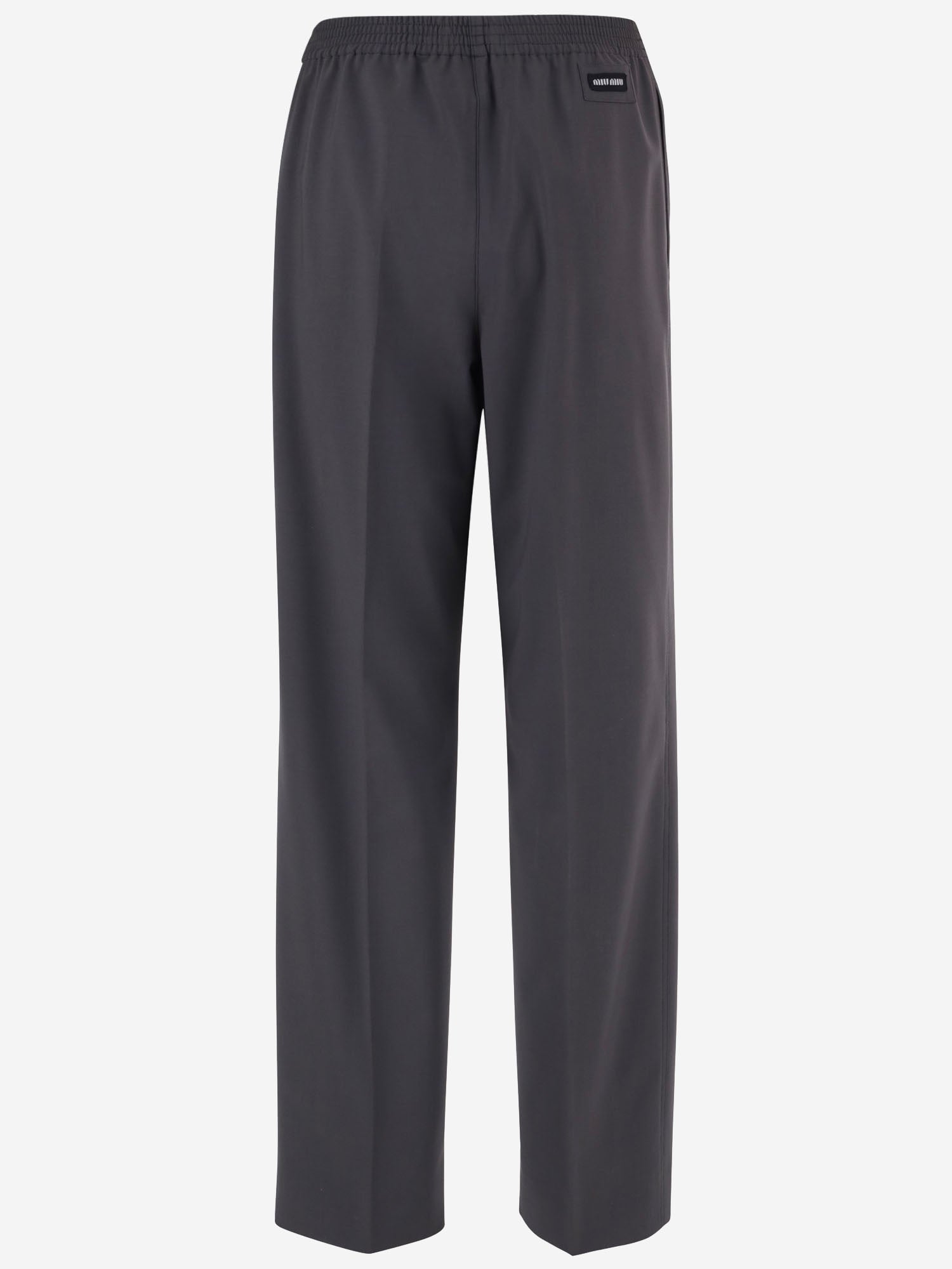 PANTALONI IN LANA STRETCH MP2047 17L4F063H MIU MIU 