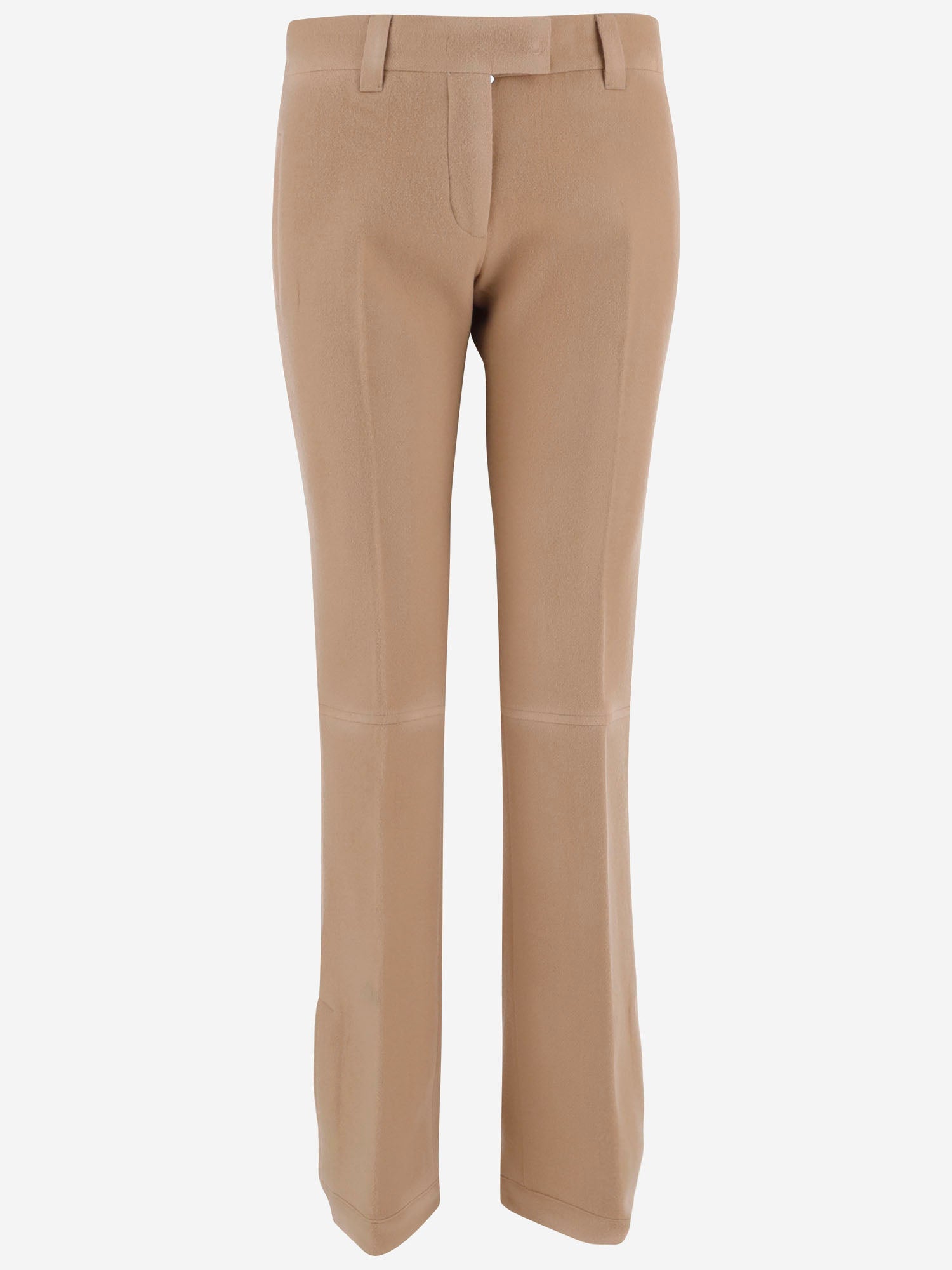 PANTALONI IN LANA VERGINE CON GAMBA DRITTA MP2051 6471F0050 MIU MIU 