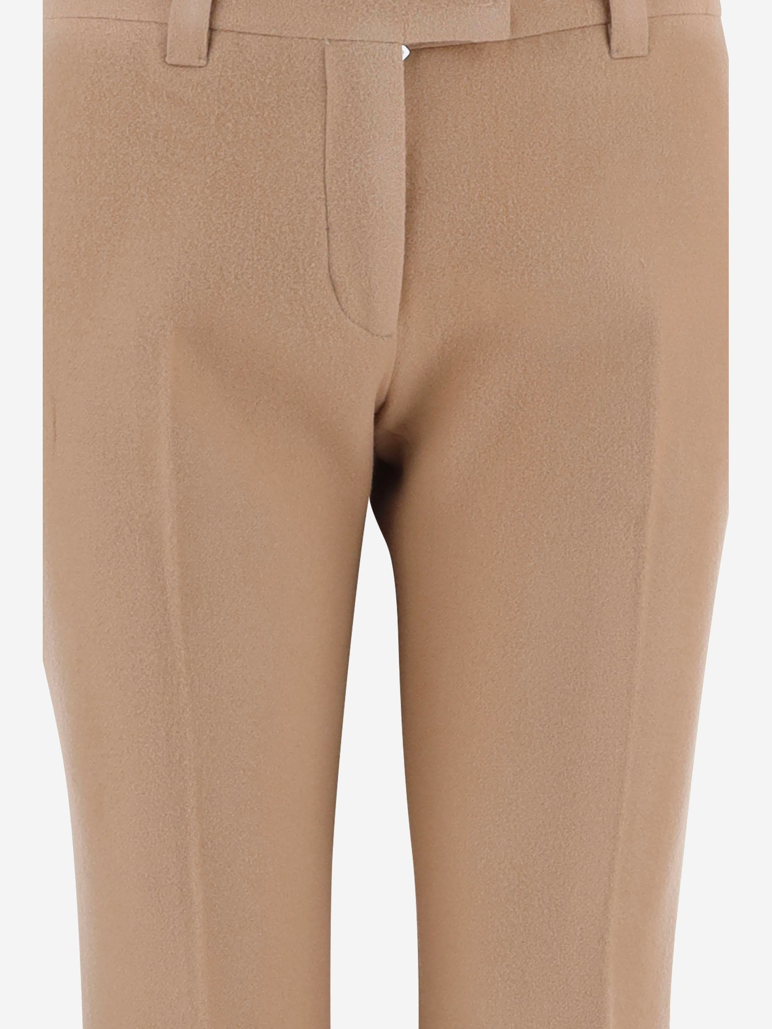 PANTALONI IN LANA VERGINE CON GAMBA DRITTA MP2051 6471F0050 MIU MIU 