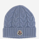BEANIE IN LANA CON LOGO 3B0000604S02 715 MONCLER ENFANTS 