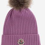 BERRETTO IN LANA CON PON PON 3B00007A9327 522 MONCLER ENFANTS 