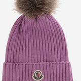 BERRETTO IN LANA CON PON PON 3B00007A9327 522 MONCLER ENFANTS 