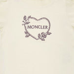 T-SHIRT IN COTONE STRETCH CON LOGO 8C0000789AUM 034 MONCLER ENFANTS 