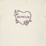 T-SHIRT IN COTONE STRETCH CON LOGO 8C0000789AUM 034 MONCLER ENFANTS 