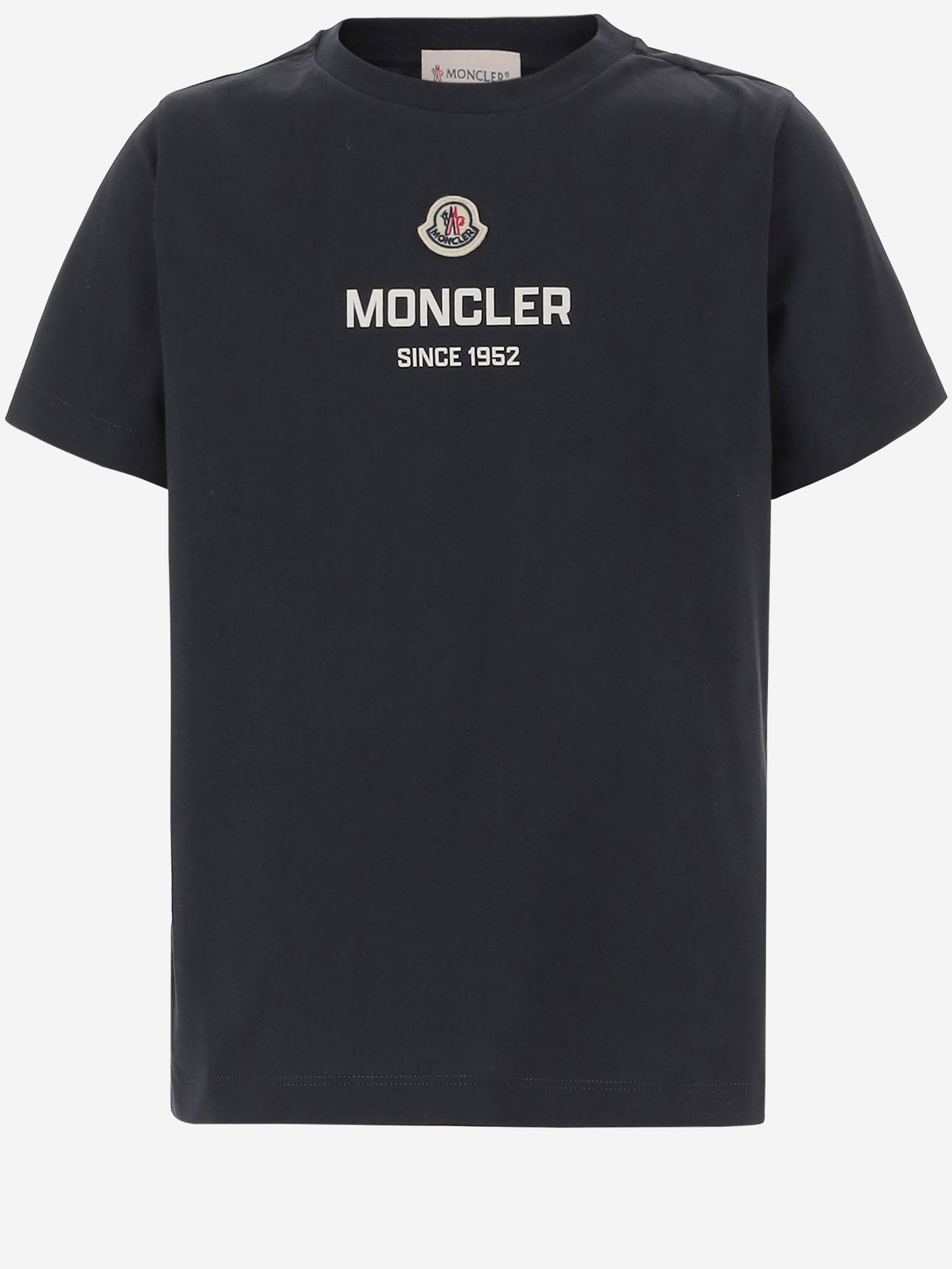 T-SHIRT IN COTONE CON LOGO 8C0001189AFV 778 MONCLER ENFANTS 