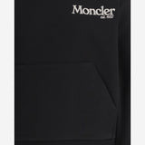FELPA IN COTONE CON LOGO 8G0000689AKM 999 MONCLER ENFANTS 