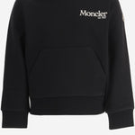 FELPA IN COTONE CON LOGO 8G0000689AKM 999 MONCLER ENFANTS 