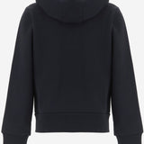 FELPA IN COTONE E LANA VERGINE CON CAPPUCCIO 8G00011899PS 778 MONCLER ENFANTS 