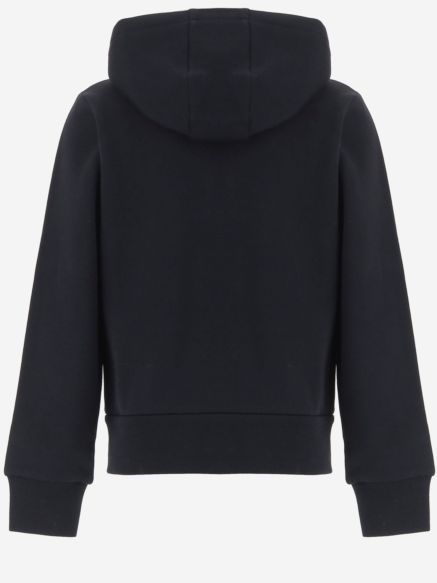 FELPA IN COTONE E LANA VERGINE CON CAPPUCCIO 8G00011899PS 778 MONCLER ENFANTS 
