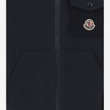 FELPA IN COTONE E LANA VERGINE CON CAPPUCCIO 8G00011899PS 778 MONCLER ENFANTS 