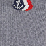 MAGLIONE IN LANA E CASHMERE CON LOGO 9C00003M4281 988 MONCLER ENFANTS 
