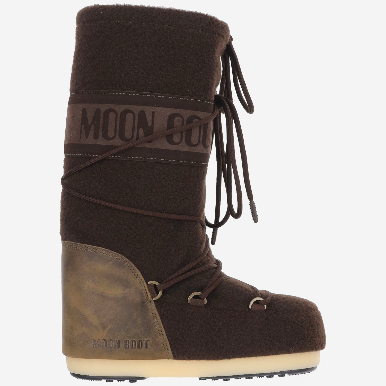 STIVALI ICON IN NABUK E FELTRO 1403230 M010 MOON BOOT 
