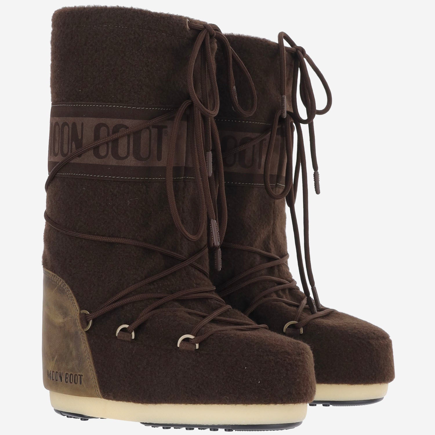 STIVALI ICON IN NABUK E FELTRO 1403230 M010 MOON BOOT 