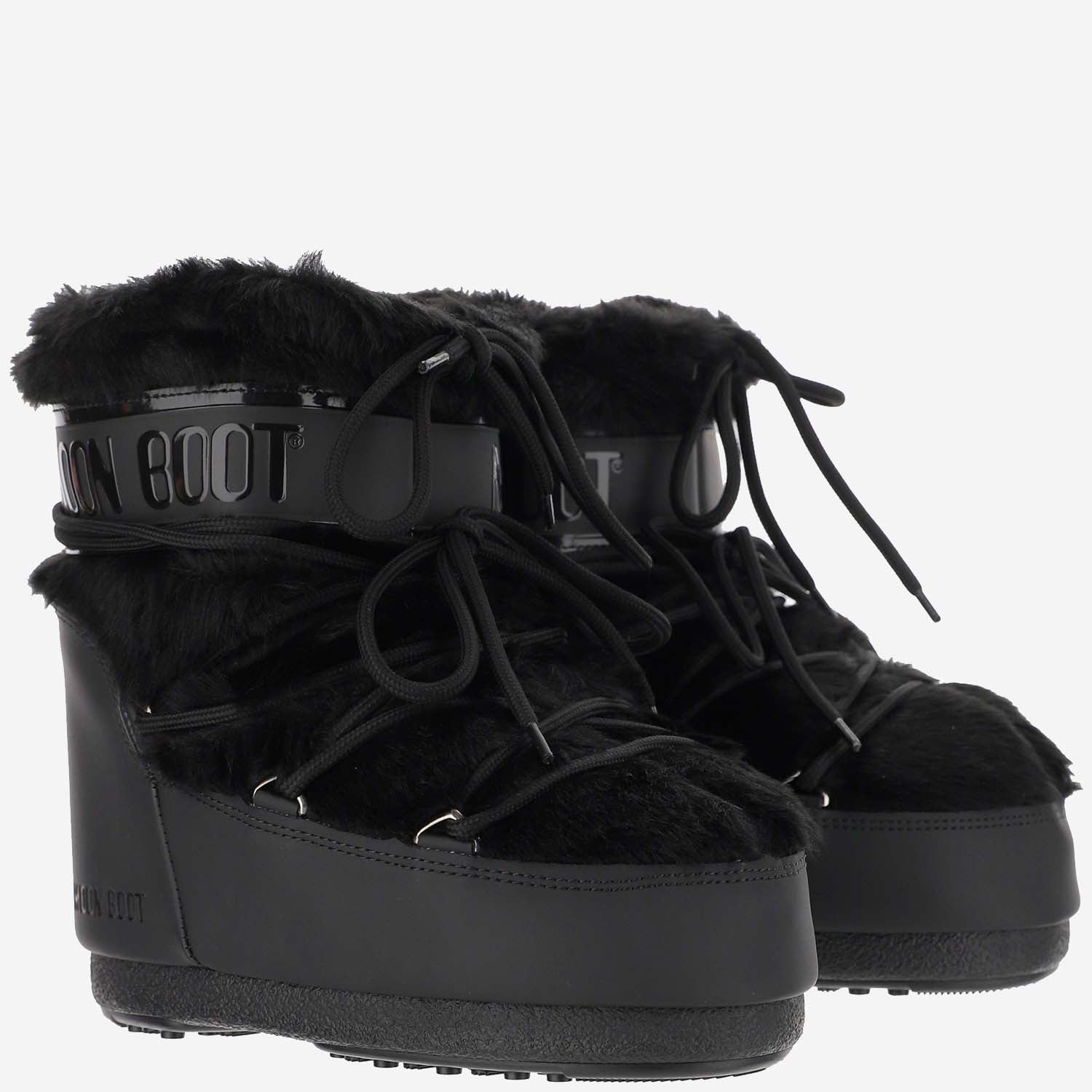 STIVALETTI ICON LOW FAUX FUR 1409390 N001 MOON BOOT 