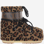 STIVALETTI ICON LOW FLEECE CON MOTIVO ANIMALIER 1409960 MM21 MOON BOOT 