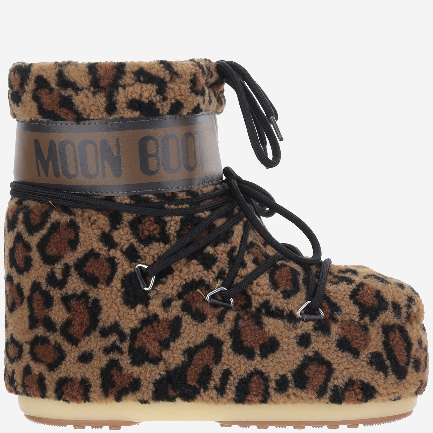 STIVALETTI ICON LOW FLEECE CON MOTIVO ANIMALIER 1409960 MM21 MOON BOOT 