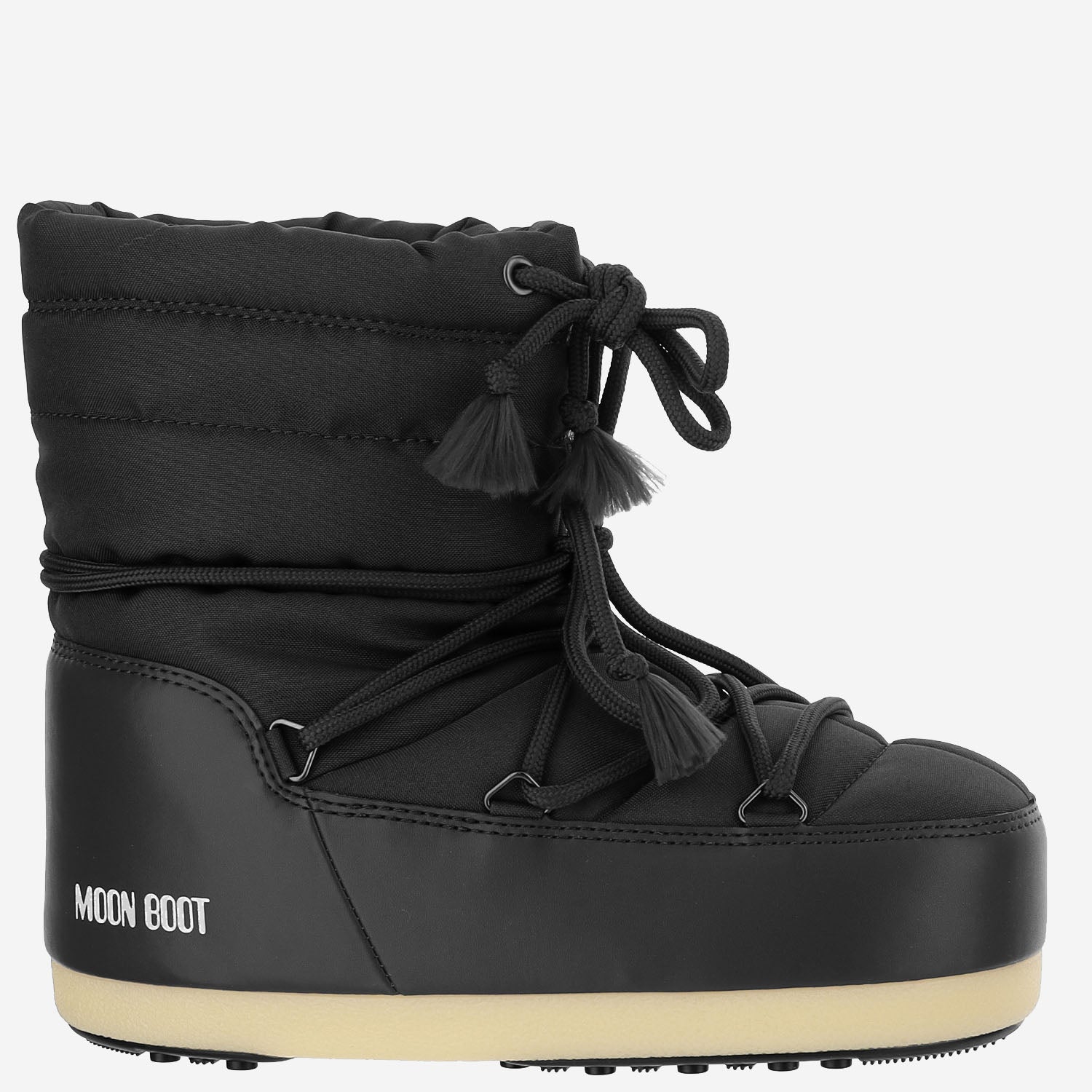 STIVALETTI IN NYLON CON LACCI 1470010 N001 MOON BOOT 