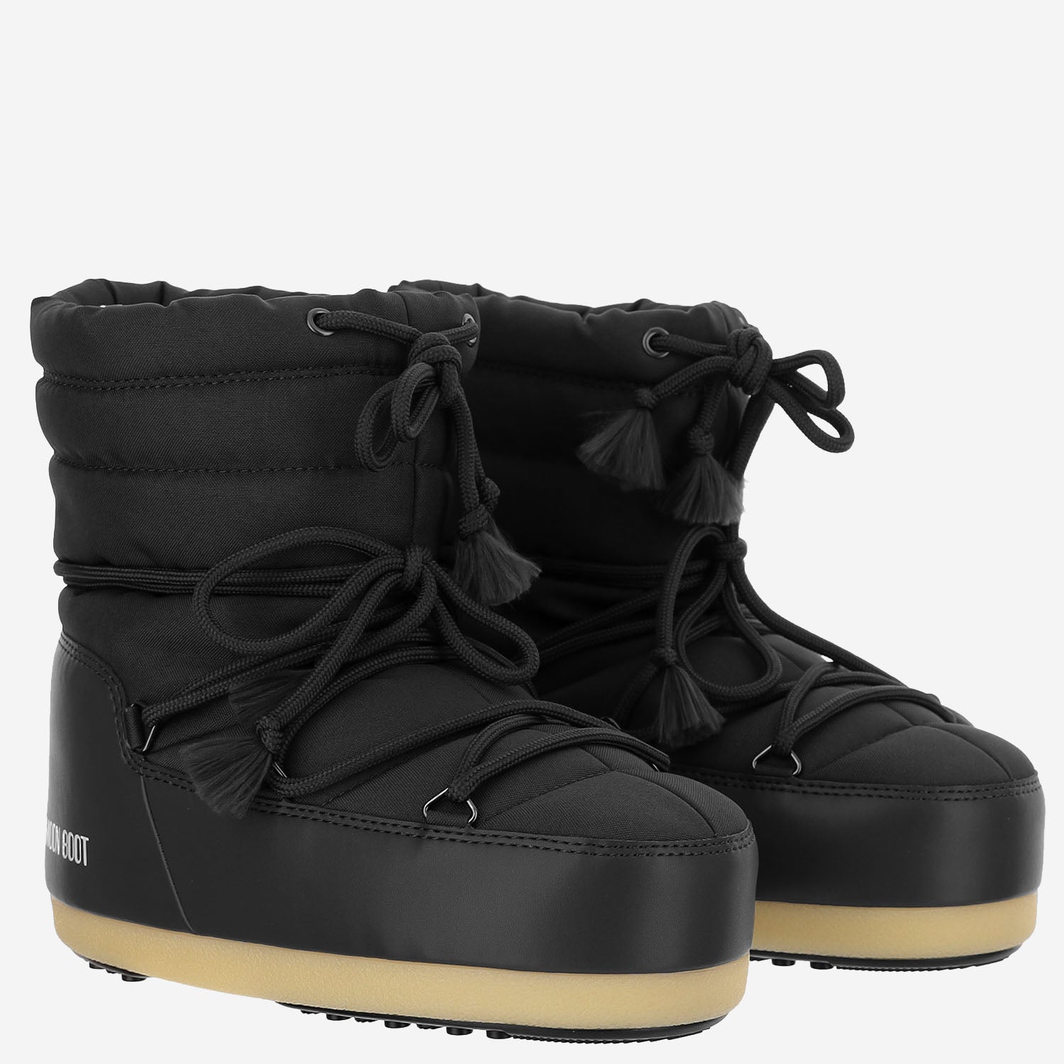 STIVALETTI IN NYLON CON LACCI 1470010 N001 MOON BOOT 