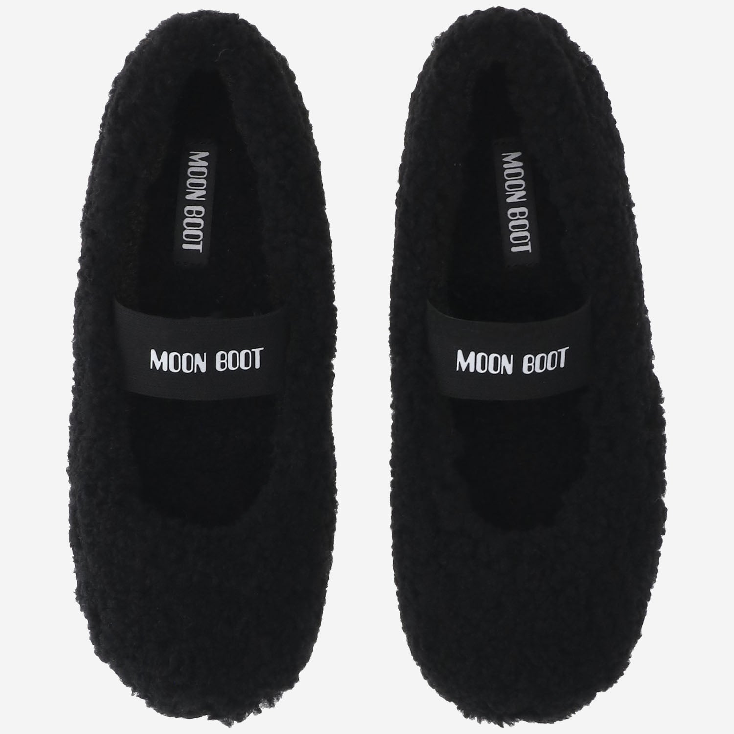 BALLERINE IN SHEARLING CON LOGO 2400010 N001 MOON BOOT 