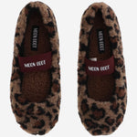 BALLERINE IN SHEARLING CON MOTIVO ANIMALIER 2400040 MM21 MOON BOOT 