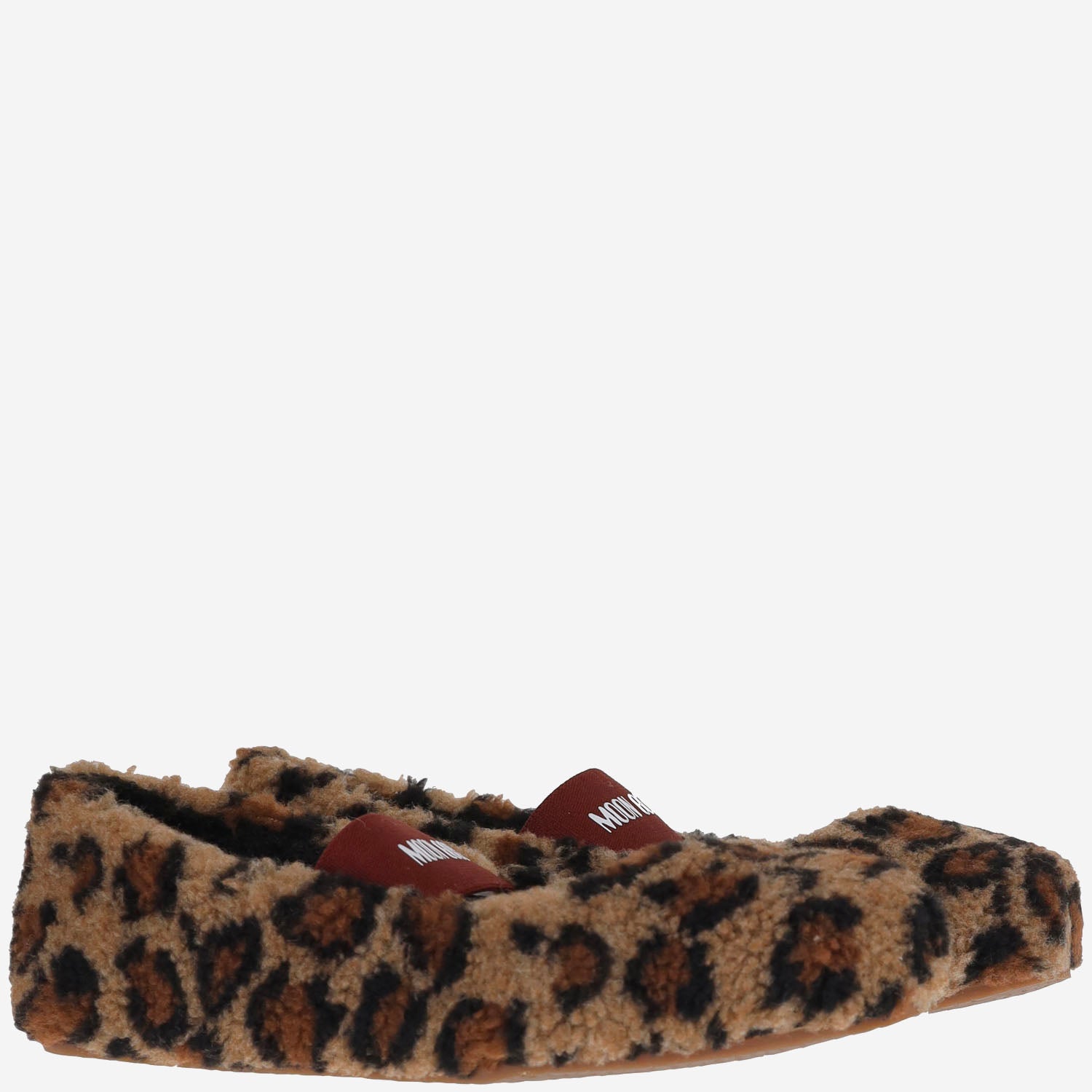 BALLERINE IN SHEARLING CON MOTIVO ANIMALIER 2400040 MM21 MOON BOOT 