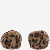 BALLERINE IN SHEARLING CON MOTIVO ANIMALIER 2400040 MM21 MOON BOOT 