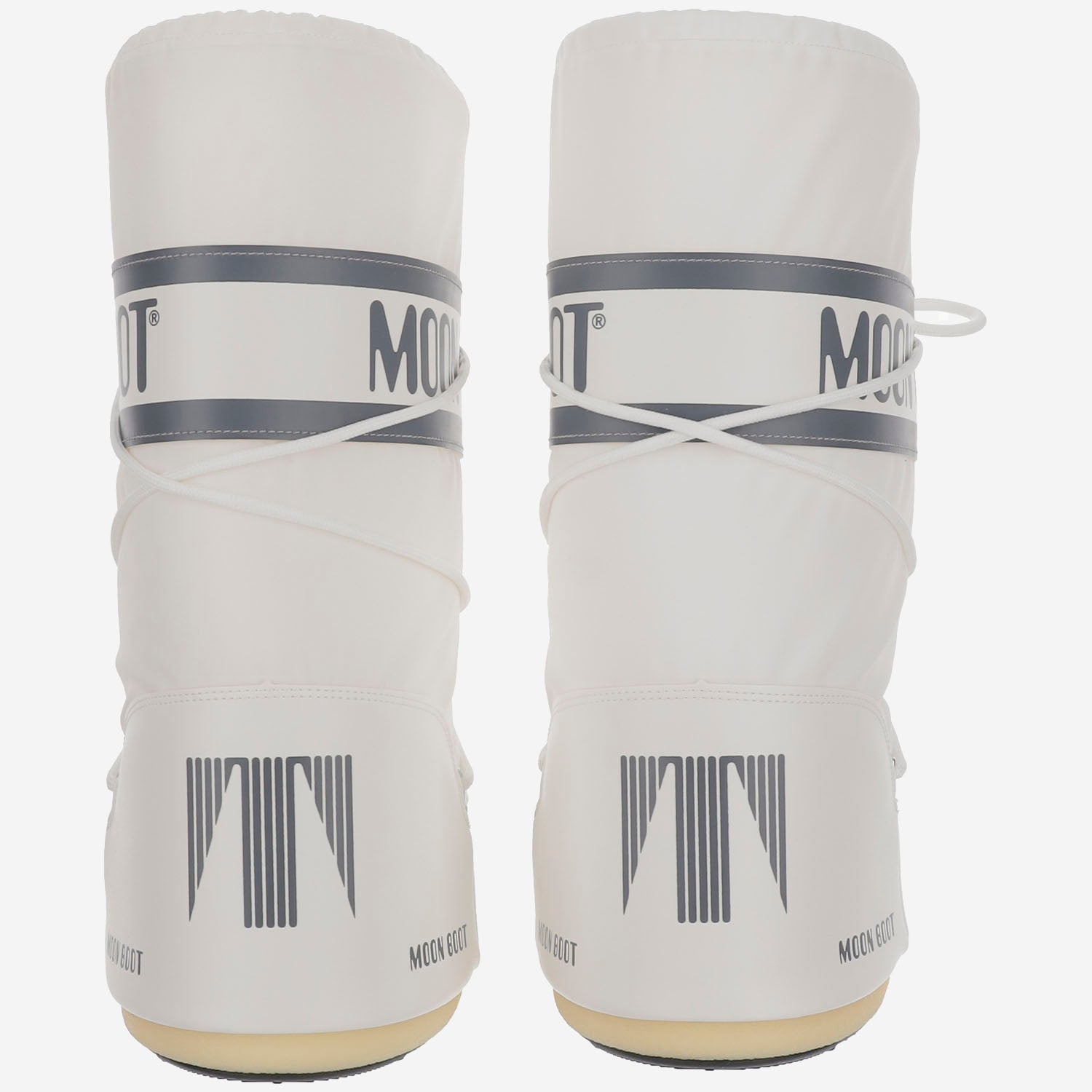 STIVALI ALTI ICON IN TESSUTO TECNICO CON LOGO 1400440 A001 MOON BOOT 
