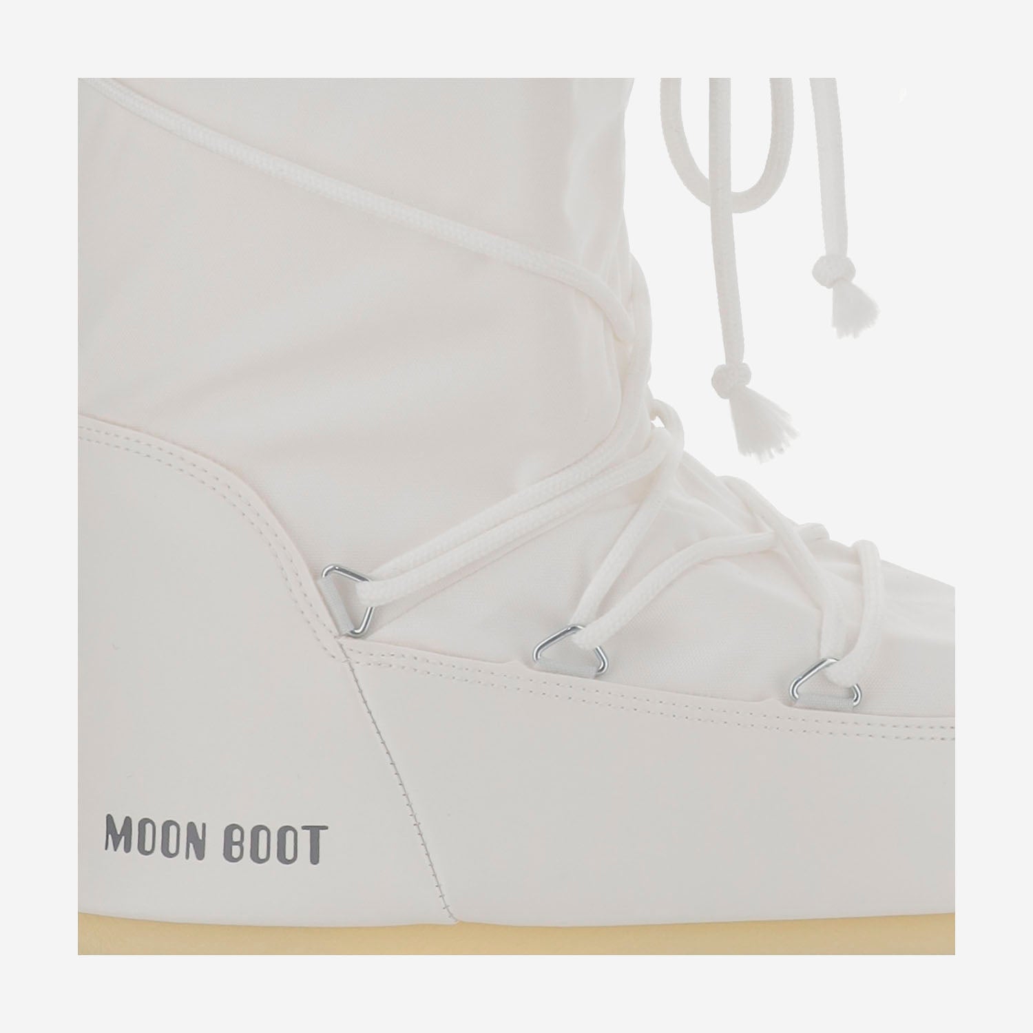 STIVALI ALTI ICON IN TESSUTO TECNICO CON LOGO 1400440 A001 MOON BOOT 