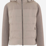 GIUBBOTTO IMBOTTITO IN LANA E CASHMERE ALLORILSM STONE MOORER 