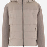 GIUBBOTTO IMBOTTITO IN LANA E CASHMERE ALLORILSM STONE MOORER 