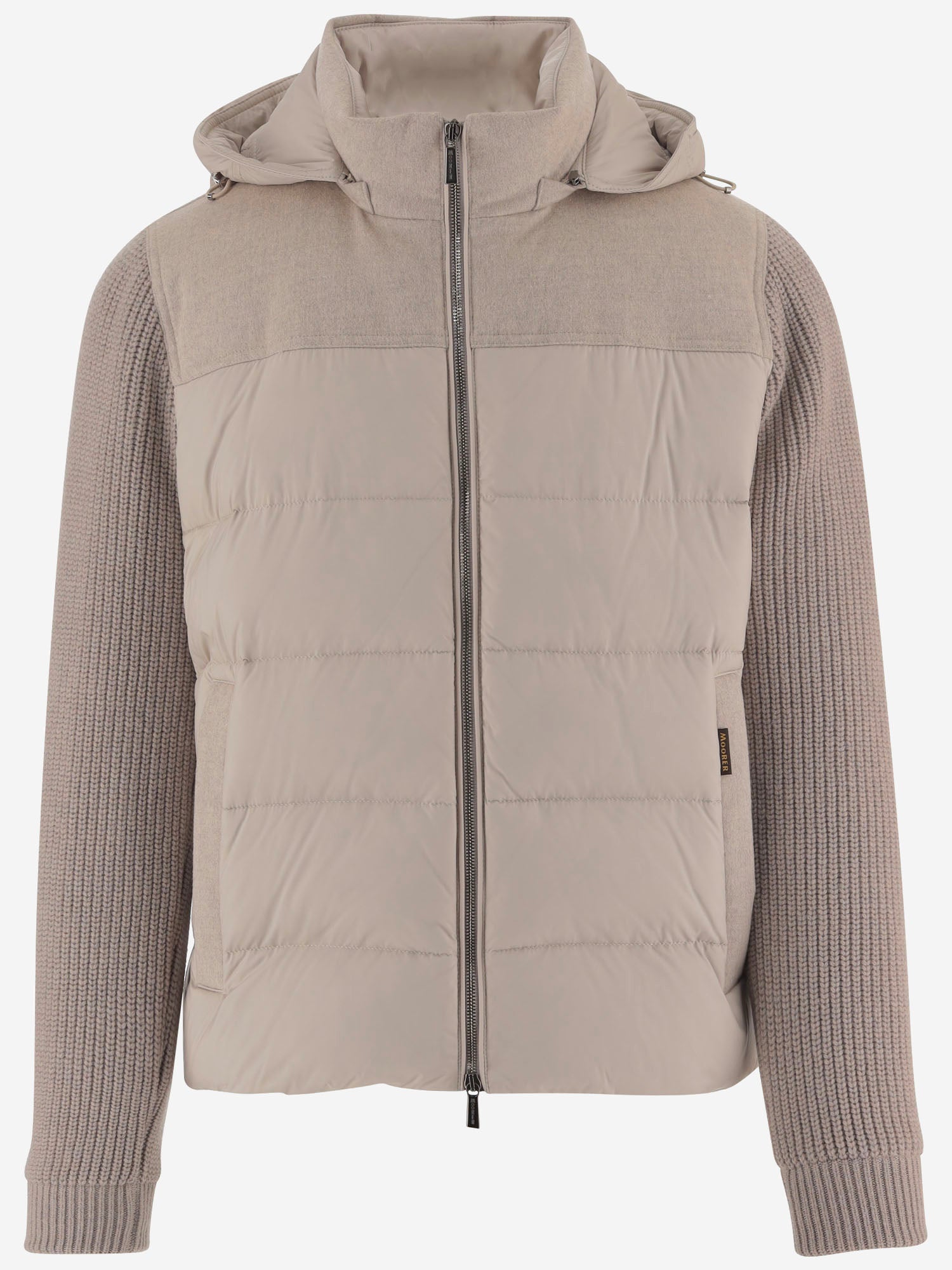 GIUBBOTTO IMBOTTITO IN LANA E CASHMERE ALLORILSM STONE MOORER 