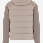 GIUBBOTTO IMBOTTITO IN LANA E CASHMERE ALLORILSM STONE MOORER 