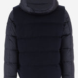 GIUBBOTTO IN LANA E CASHMERE CASCIANOSE9 BLU MOORER 