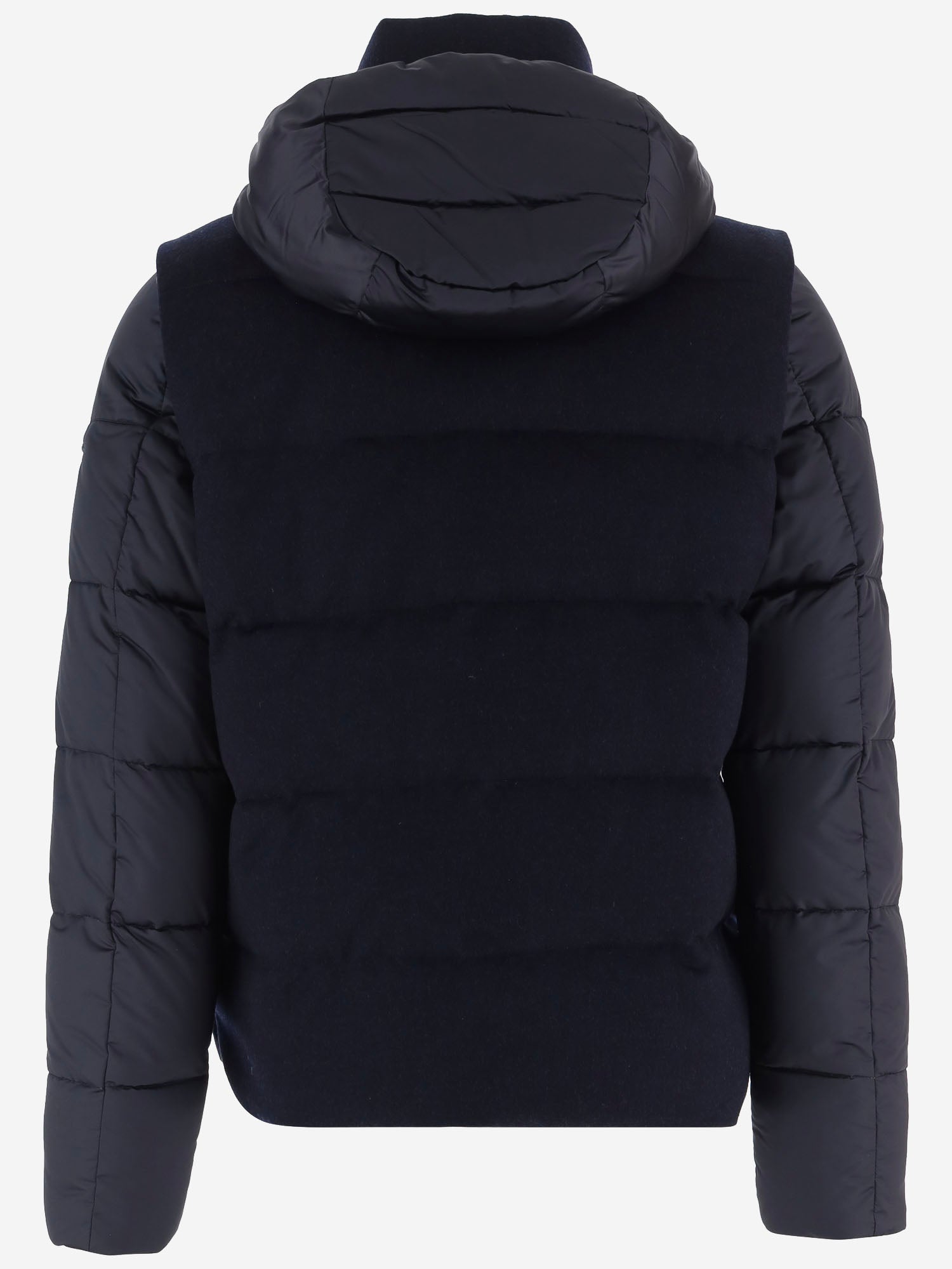 GIUBBOTTO IN LANA E CASHMERE CASCIANOSE9 BLU MOORER 