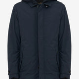 GIUBBOTTO RAFFAELLO IN NYLON CON CAPPUCCIO RAFFAELLOSTP BLU MOORER 