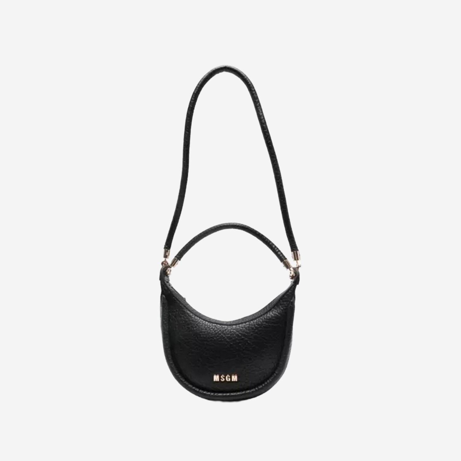 Borsa nera in pelle sintetica F5MSJGBA096 110 MSGM KIDS 