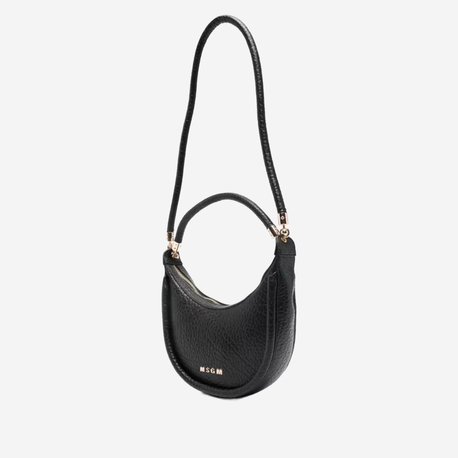 Borsa nera in pelle sintetica F5MSJGBA096 110 MSGM KIDS 
