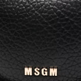 Borsa nera in pelle sintetica F5MSJGBA096 110 MSGM KIDS 