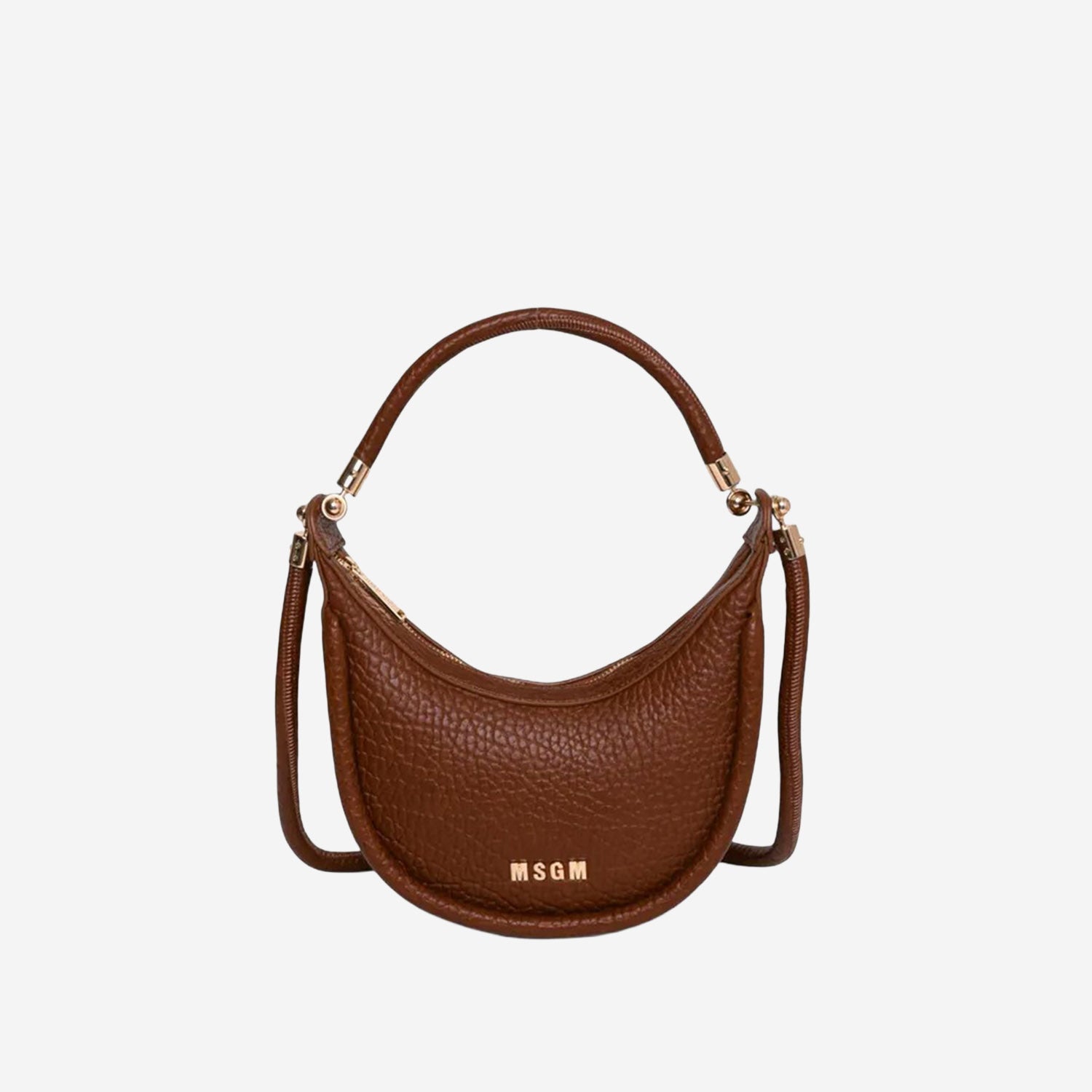 Borsa marrone in pelle sintetica F5MSJGBA096 MS046 MSGM KIDS 