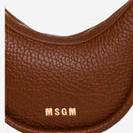Borsa marrone in pelle sintetica F5MSJGBA096 MS046 MSGM KIDS 